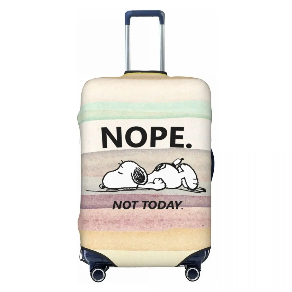 

Пользовательский милый мультфильм Снупи чехол для багажа протектор модный дорожный чемодан защитный чехол для 18-32 дюймов