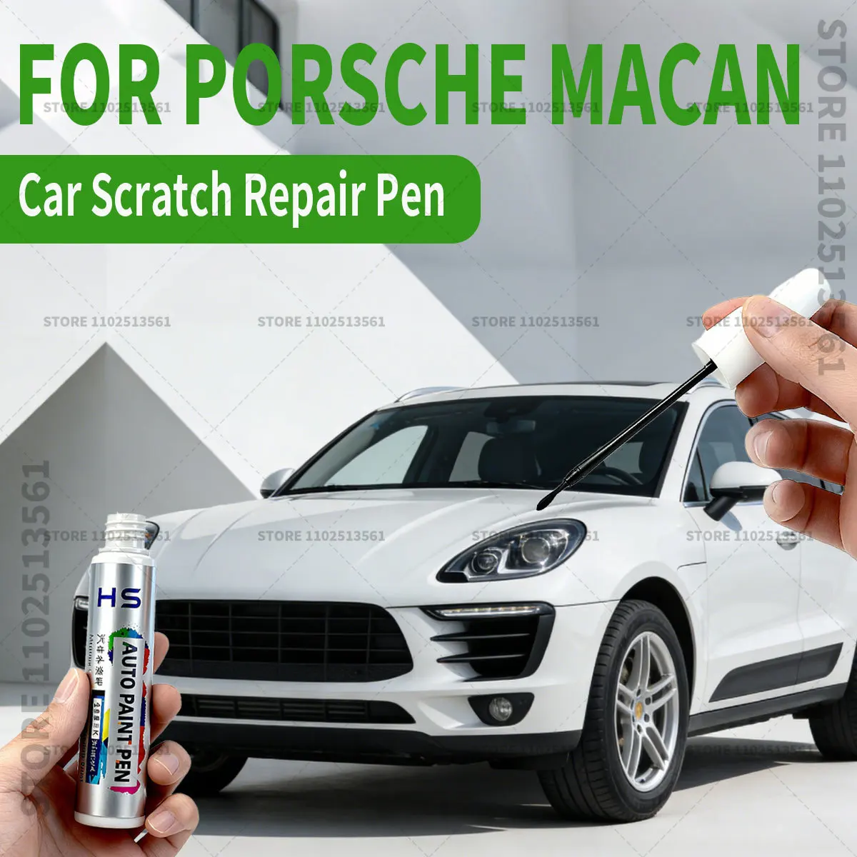 Lápiz de Reparación de Pintura para Automóviles, Eliminador de Arañazos, Accesorios para Automóviles, Azul, Verde, Blanco, Rojo, Negro, Gris, Dolomita, para Porsche Macan