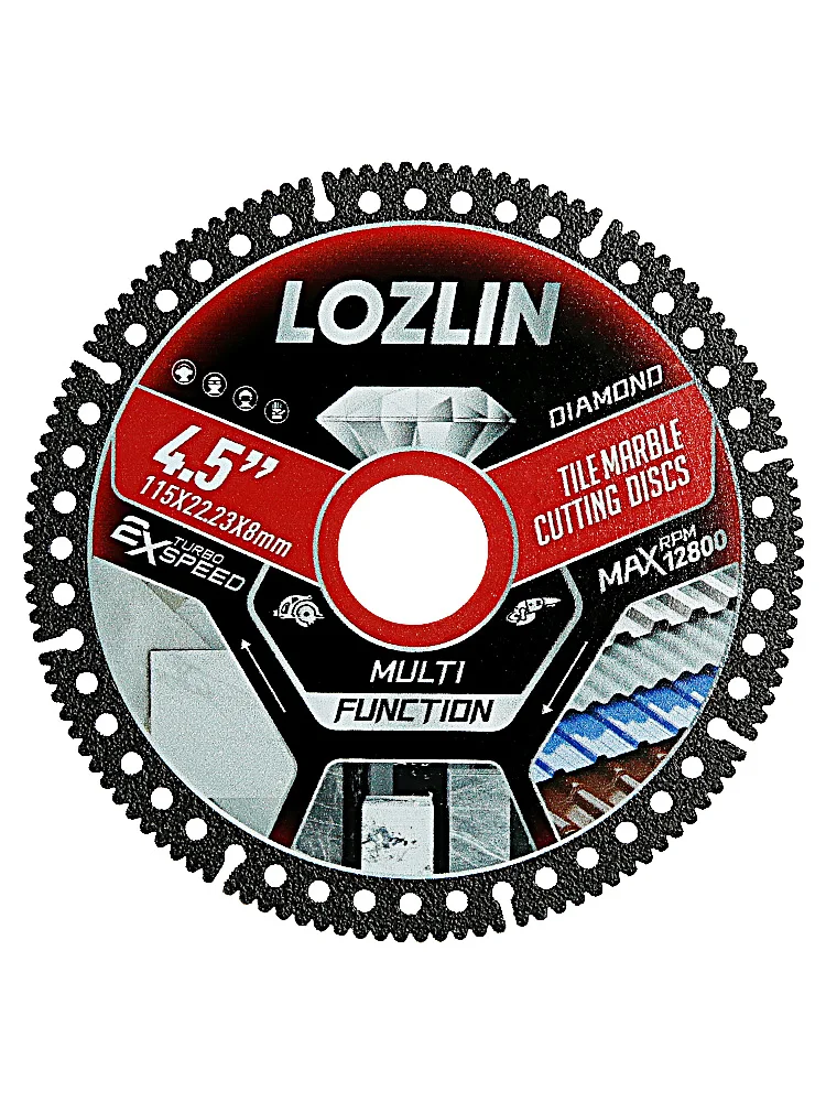 3-teiliges Set 4,5 Zoll Diamantsägeblätter Ultra-Dünn für Präzisionsschnitte in Keramik, Porzellan, Fliesen, Marmor, Granit, Trimm- und Abschrägungsblatt – Detail 7