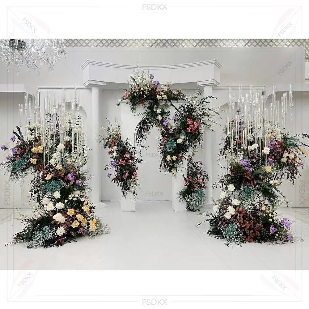 

Modern Wedding Acrylic/Pvc Background Stage Arch Event Decoration Wedding Supplies Backdrop Wall Wedding Decoration
