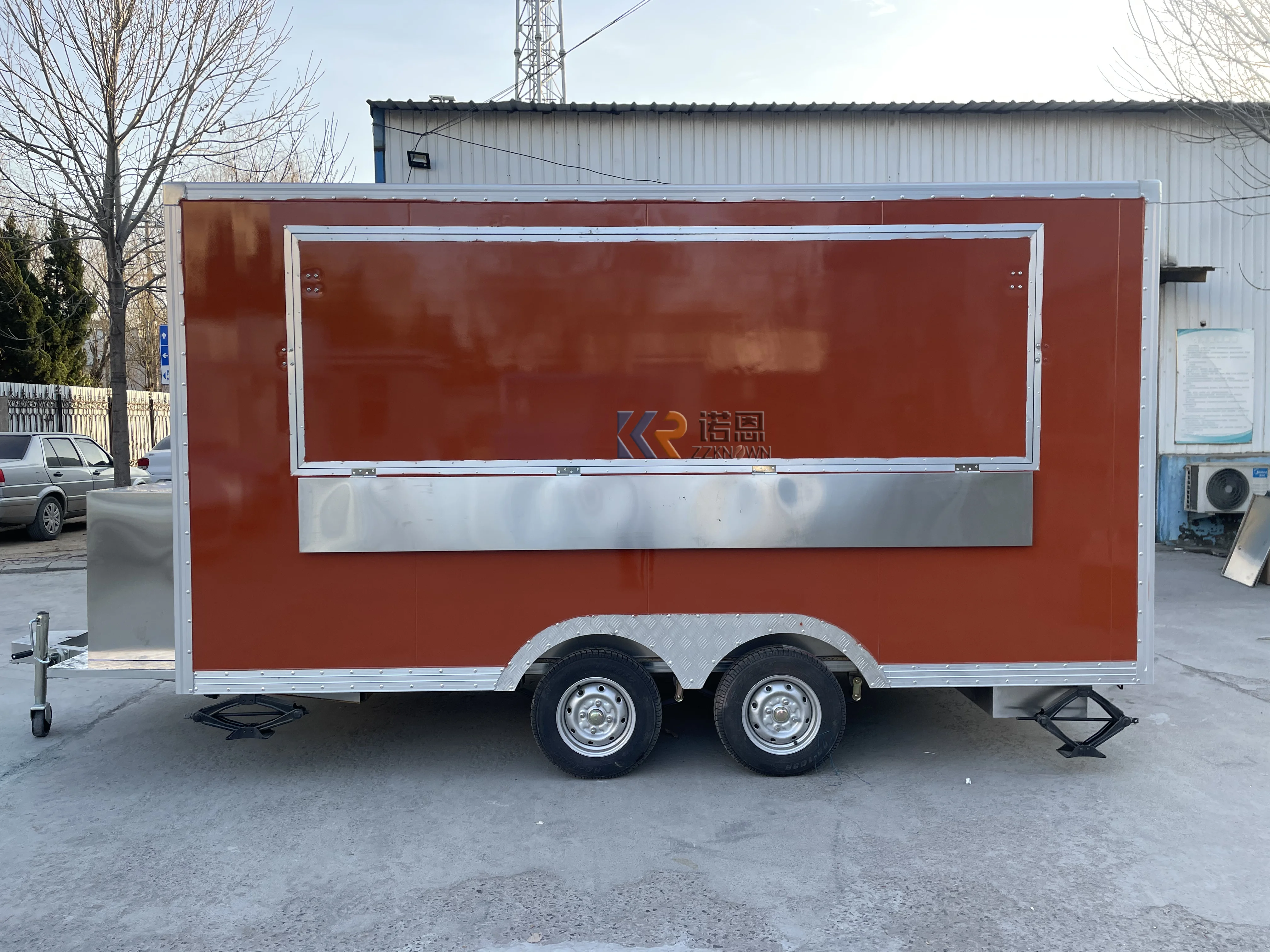 2024 Food Vending Trailer with Popcorn Machine Truck Food Trailer China BBQ for Cold Drink