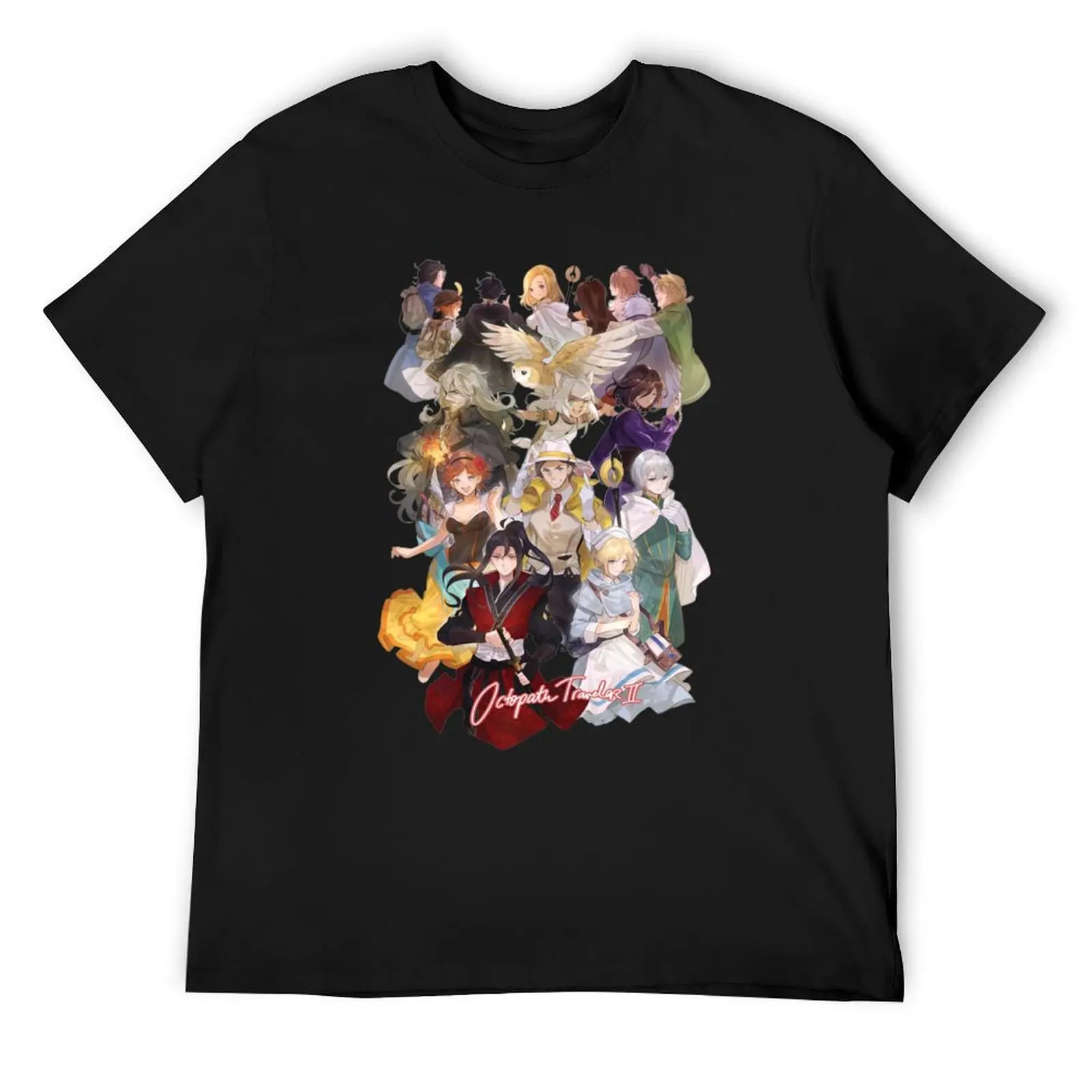 

Octopath Traveler 2 T-Shirt Anime t-shirt oversized t shirt affliction shirts workout shirts for men