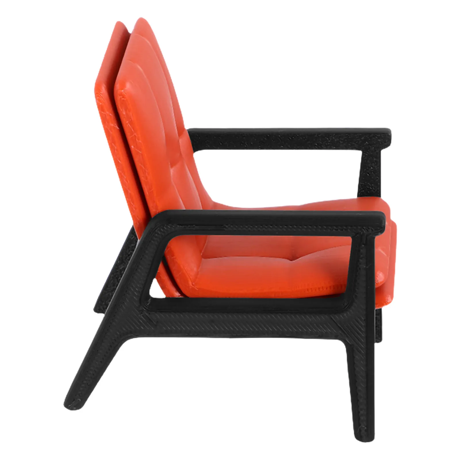 

Миниатюрное кресло в масштабе 1:12, ретро-дизайн, элегантное, для миниатюрной гостиной, декор интерьера кукольного домика, мини-мебель