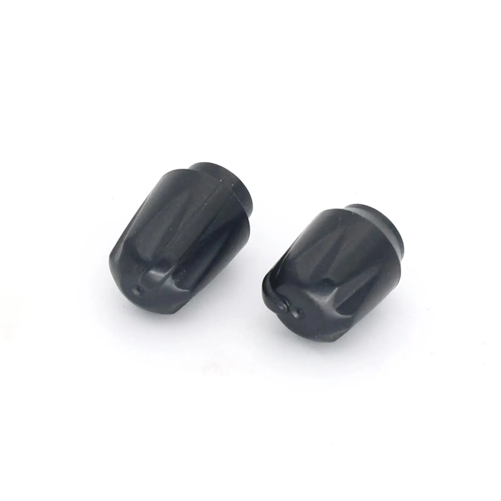2Pcs Radio Volume Channel Knob Button Cap,Black,Radio Volume and Channel Knob,Button Lid Direct Replacement for Easy to Install