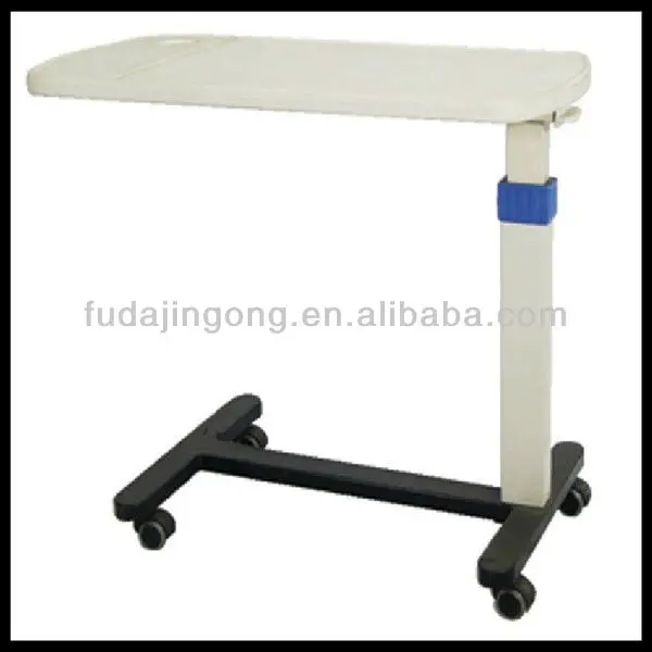 حار بيع مستشفى ارتفاع قابل للتعديل فوق طاولة طعام السرير للمريض #6
