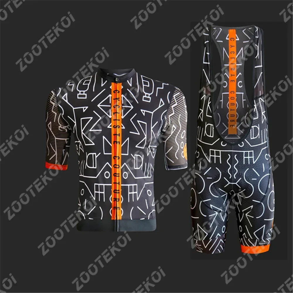 Chaise pink Men Summer Cycling Clothing tops MTB Bike Clothes Maillot Ropa Ciclismo Bib Shorts 9D Gel Cycling Bicycle Suit 2024