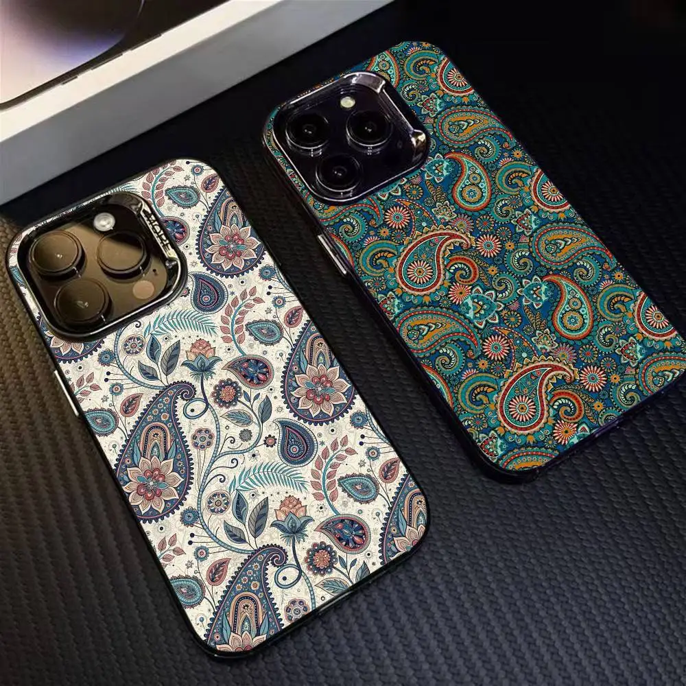 

Wanderlust Boho Phone Case For iPhone 16 17 15 14 12 13 Pro Max Black Color Shockproof Cover
