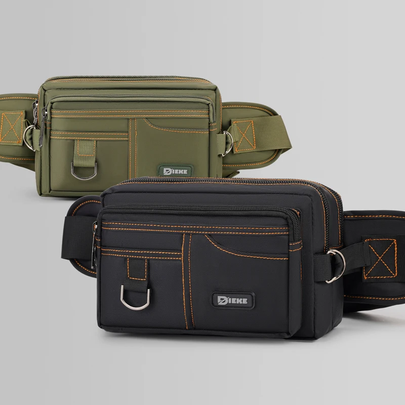 حقيبة خصر متعددة الوظائف - حزام كتف قابل للتعديل، حقيبة صدر بتصميم جيوب متعددة، مناسبة للمشي في الهواء الطلق، cyc #1