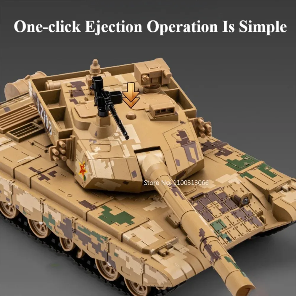 1:32 スケール合金 ZTZ-99 T99A 戦車モデルおもちゃ金属ダイキャスト軍用車両サウンドライトプルバックゴムトラック子供のためのギフト