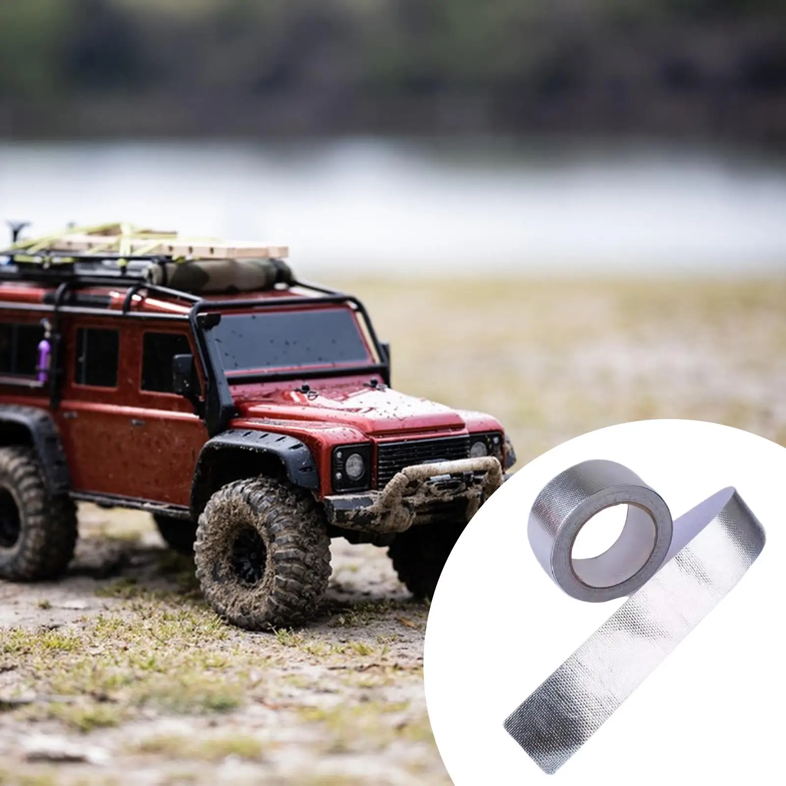 RC Car Body Tape Fiberglass,Sturdy Protection,Lightweight Easy Installation Tear Resistant Replacement Accessories Professional