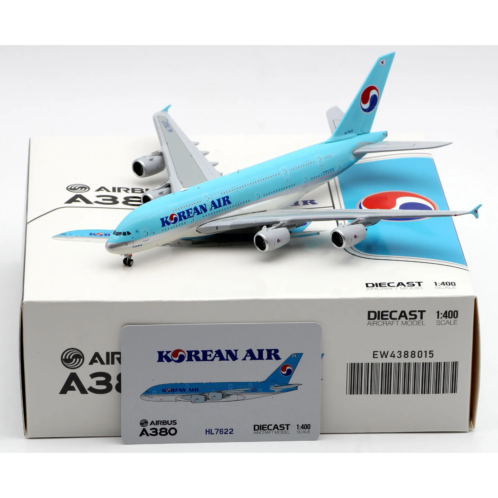 

Коллекционный самолет EW4388015 из сплава, подарок, фотосессия 1:400, корейский воздушный «SKYTEAM», модель самолета HL7622 с литым под давлением самолета, модель самолета