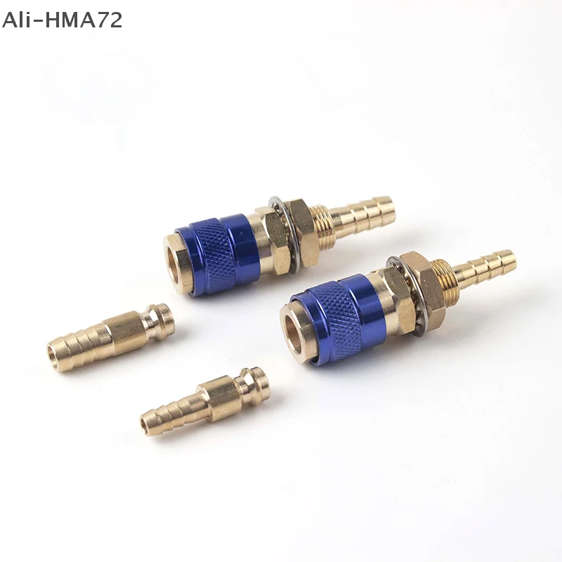 Ali-HMA72-Conector rápido do adaptador de gás refrigerado a água para o plugue da tocha de soldagem TIG/MIG M6/M8