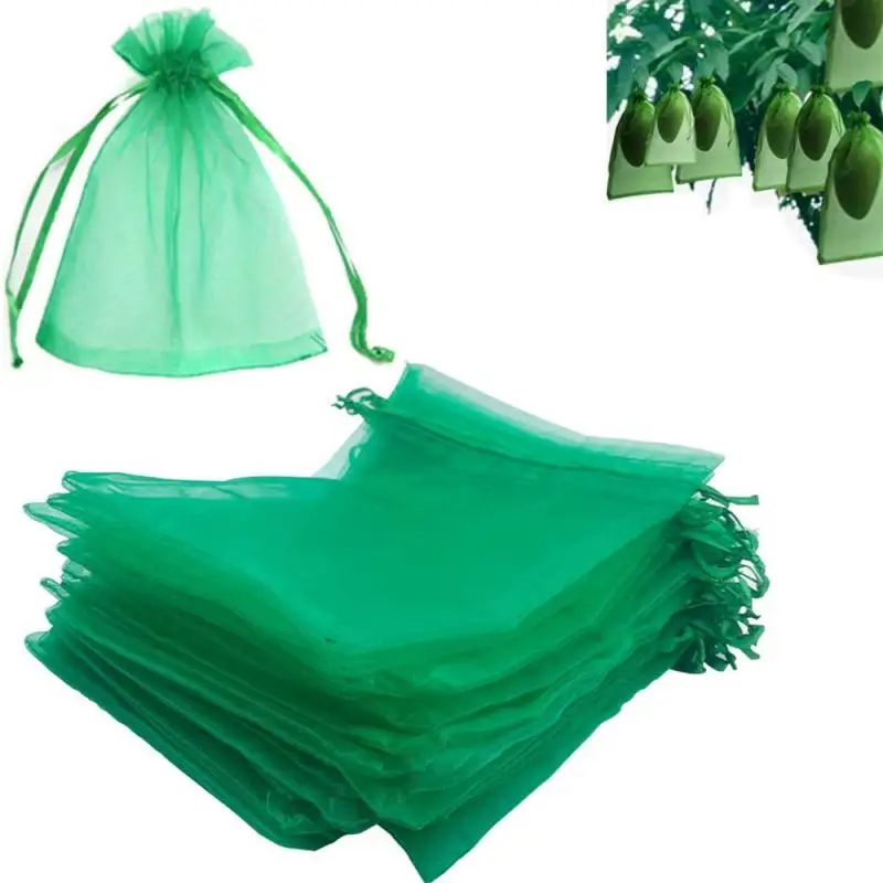 Drawstring Protection Bag Protective Bag Fruit Insect Bag Bird-proof Fruit Grape Protection Bags Fruit Planting Bag