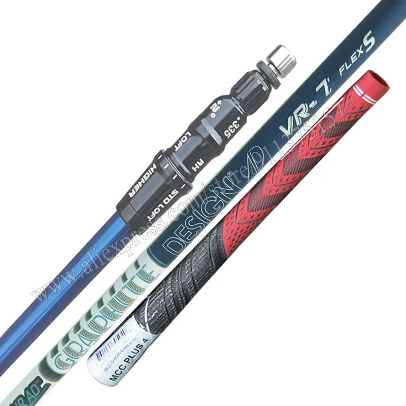 Driver Golf Shaft AD VR-7 Graphite Shaft Series Flex S Free Assembly Sleeve and Grips Cotton Thread Clubs Shftas