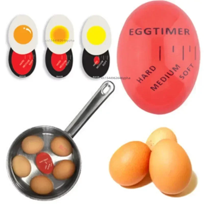 Eggtimer-temporizador creativo de huevos hervidos, herramientas de cocina, accesorios de alerta de alimentos, alarma de cocina de dulces,