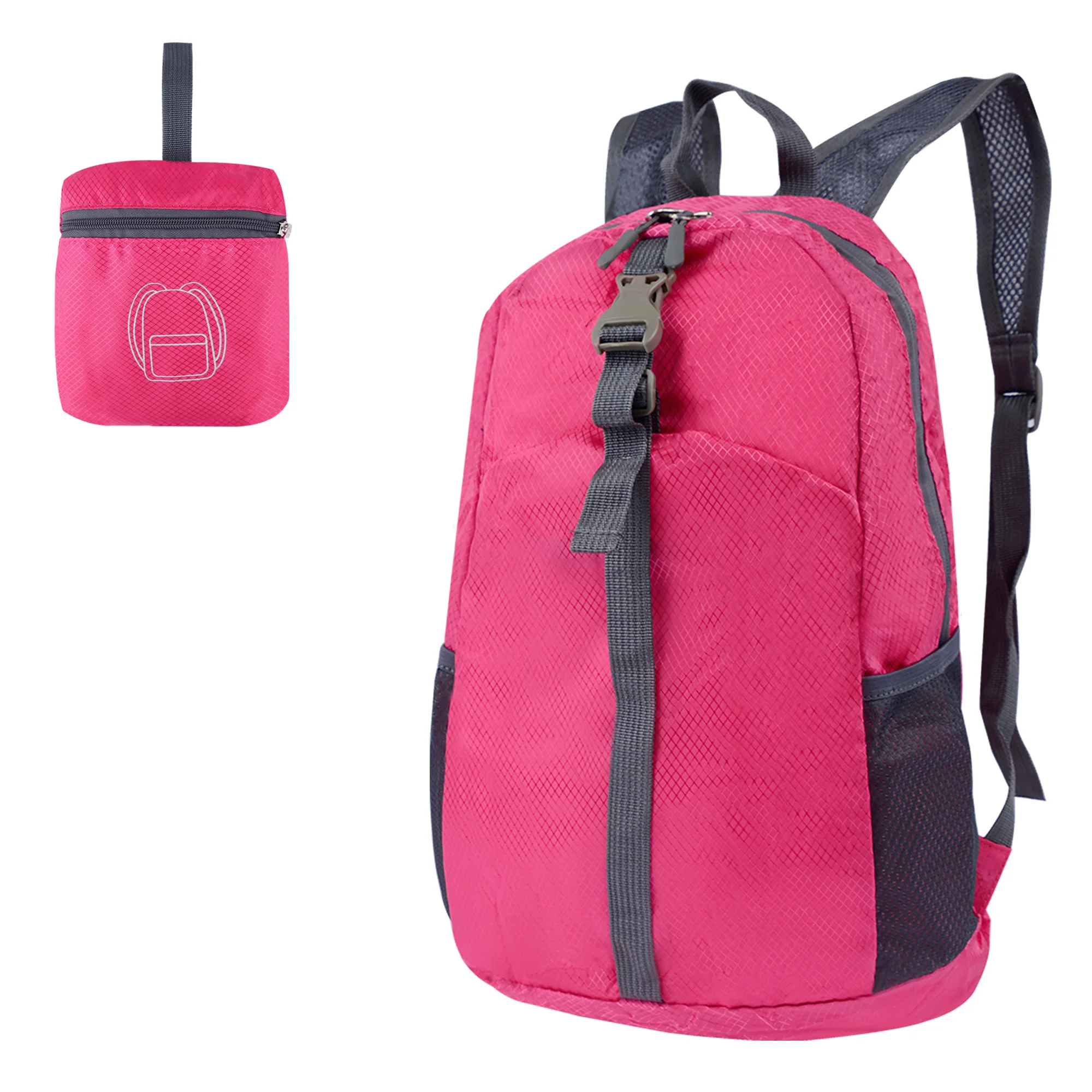 

Lightweight Small Folding Backpack Women Men Ultralight Day Pack Foldable Backpack Bag for Hiking Camping Outdoor Sports Travel