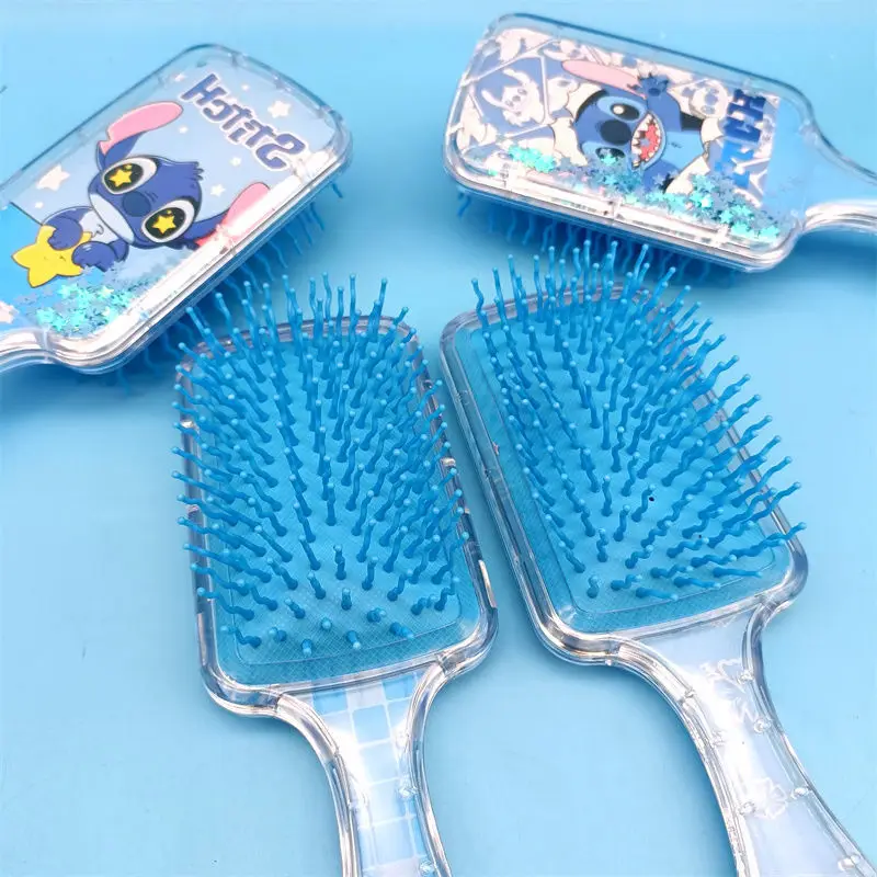 1/4 قطعة الكرتون إلسا الرسوم المتحركة مشط سلسلة الكرتون الطرفية وسادة هوائية تدليك مشط الأطفال فتاة طالب مشط هدايا عيد الميلاد #5