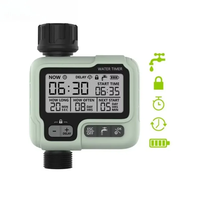 HCT-322 Automatic Timed Garden Digital Irrigator Machine Outdoor Intelligent Sprinkler Water Saving Time