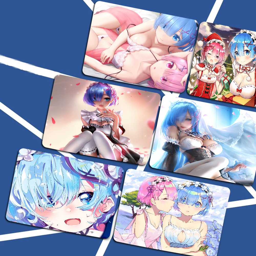 

Anime Re Zero Rem Mousepad Animation Thickened Mouse Pad Gaming Keyboard Table Mat Office Supplies Room Decor for PC Desk Pad