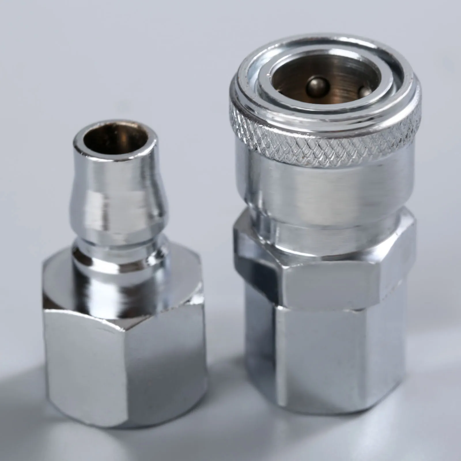2Pcs/set Iron Air Line Hose Fittings 3/8