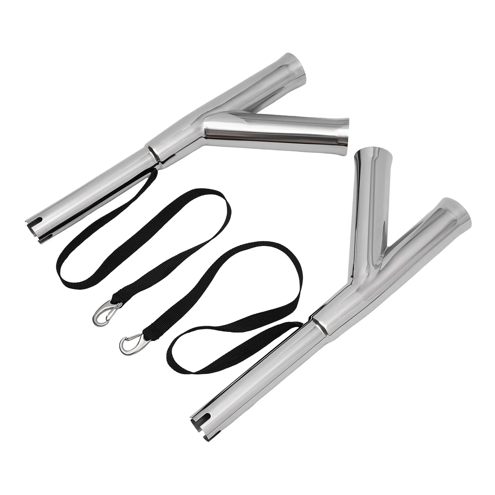 زوج من حامل قضيب مداد القارب، حامل قضيب الصيد قابل للتعديل لليخوت البحرية