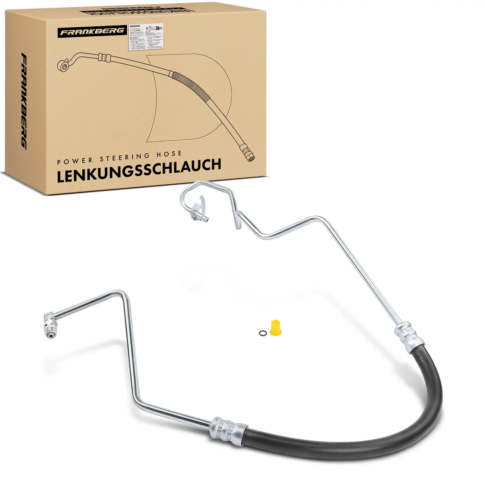 Frankberg 1x Stuurbekrachtigingsslang Voor Ford Transit Bus Box Pick-up FD FA FM 2.0L 2000-2006 1C153E586EL 3405462 1C153E586EF