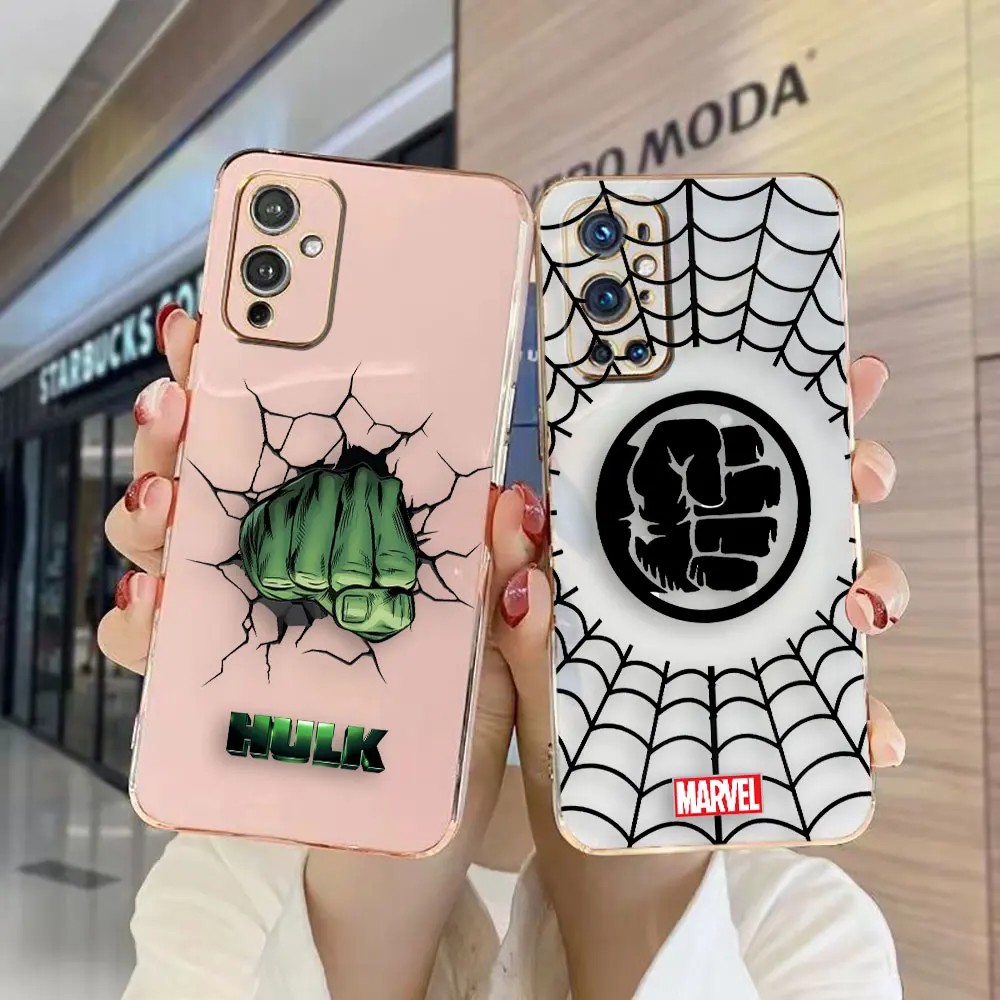 

Cover Smooth E-TPU Phone Case Oneplus 8 8T 9 NORD CE 2 3 MOTO G8 G9 G22 G30 G50 G52 G Stylus 5G Case Funda Marvel Heroes Hulk