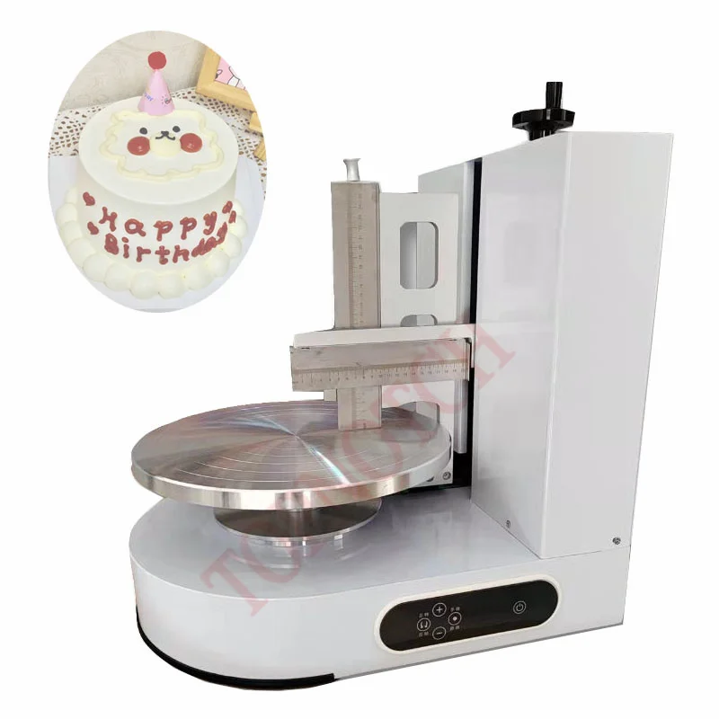 Cake Embryo Creamer Maker Cake Straightening Machine About 60rpm High Speed Cake Cream Plastering Refining Machine