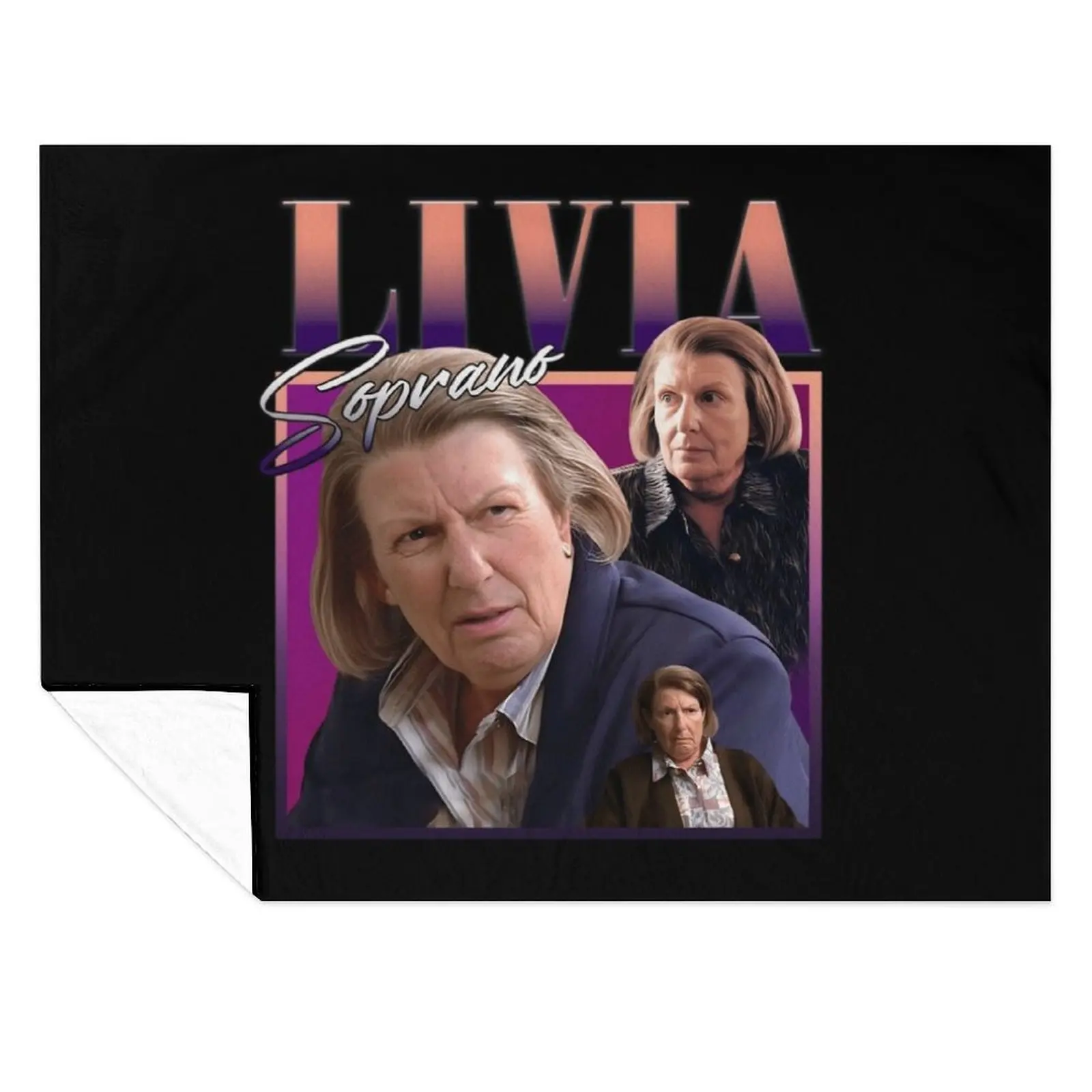 

Livia Soprano Homage Throw Blanket Soft Beds Thermal Winter beds Single Blankets