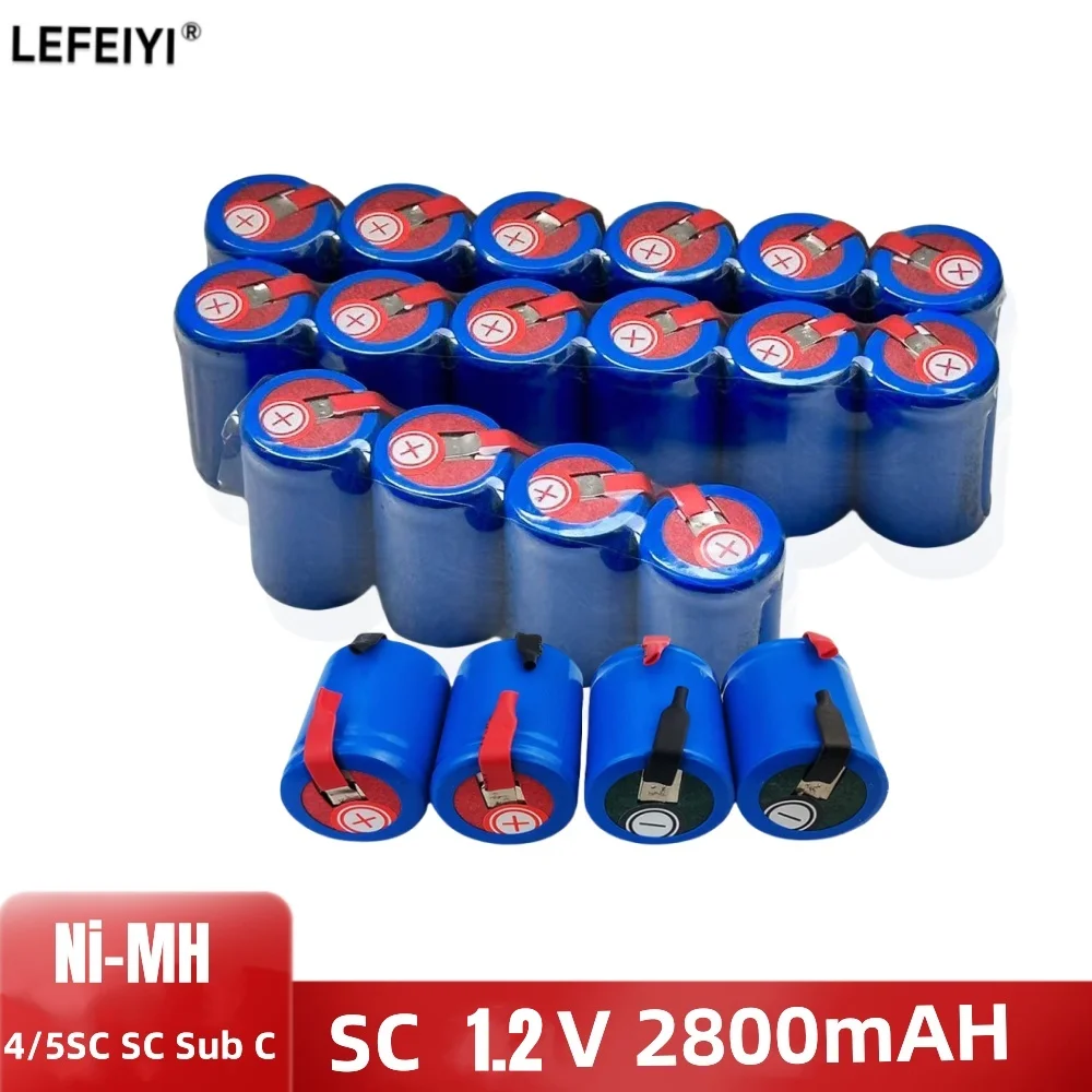 SC Welding Screwdriver Power Tool Battery, 1.2V 2800mAh, NiCad, 1-20 pcs