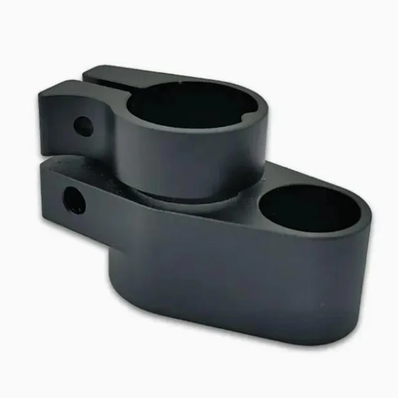 تخصيص أجزاء CNC الأجزاء الميكانيكية آلة التصنيع باستخدام الحاسب الآلي قطعة العمل مخصص سبائك الألومنيوم بأكسيد ثنائي ثقب تصاعد موصل #1