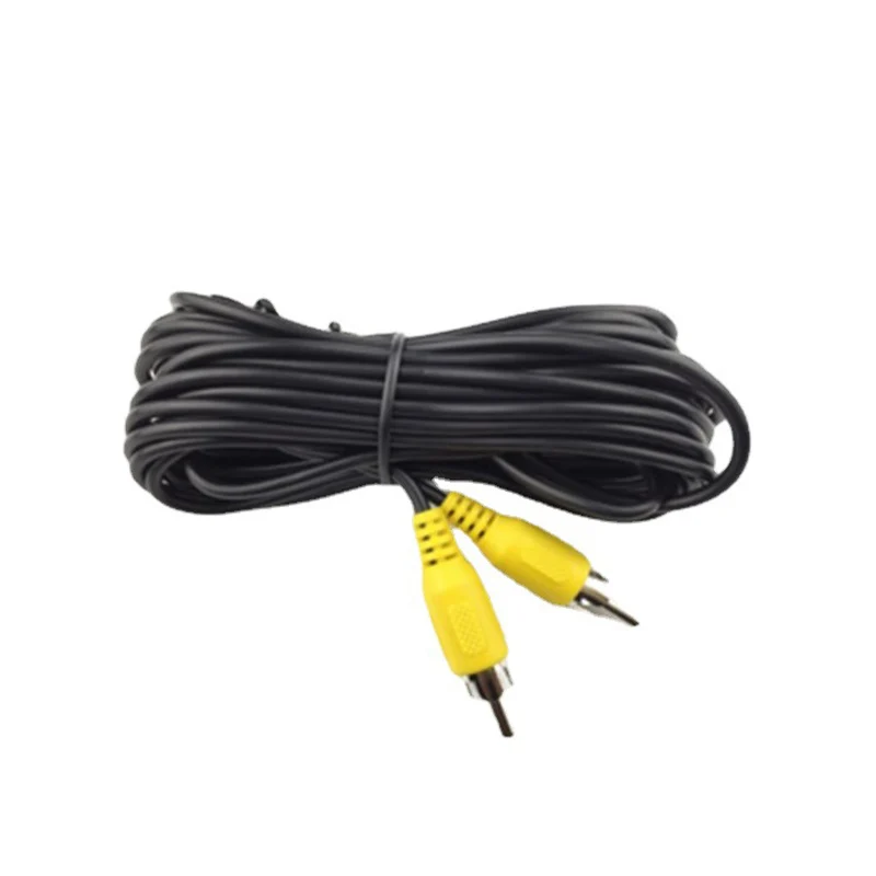 6 أمتار RCA كابل الفيديو لسيارة كاميرا الرؤية الخلفية AV تمديد سلك تسخير مع ADC محول كابل الطاقة للكاميرا الاحتياطية