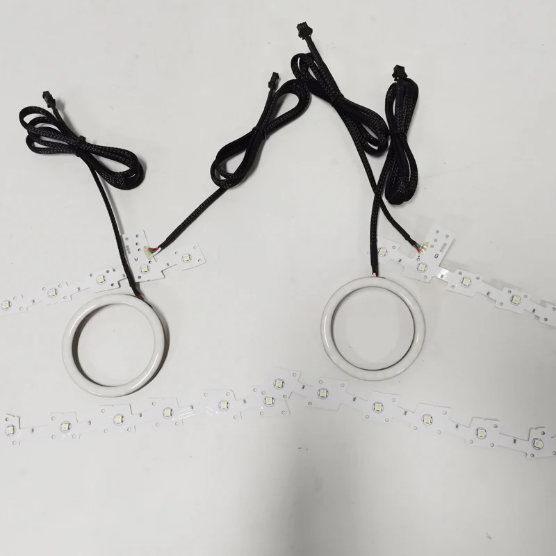 New Auto 2011-2023 C300 RGBW Color-Chasing LED DRL Boards Halo Ring Angel Eye Headlight Retrofit/Upgrade Kit