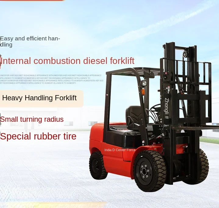 Zhongli 3-ton diesel forklift T3 series 3.5T balance forklift internal combustion engine dynamic forklift seat fuel burning fork