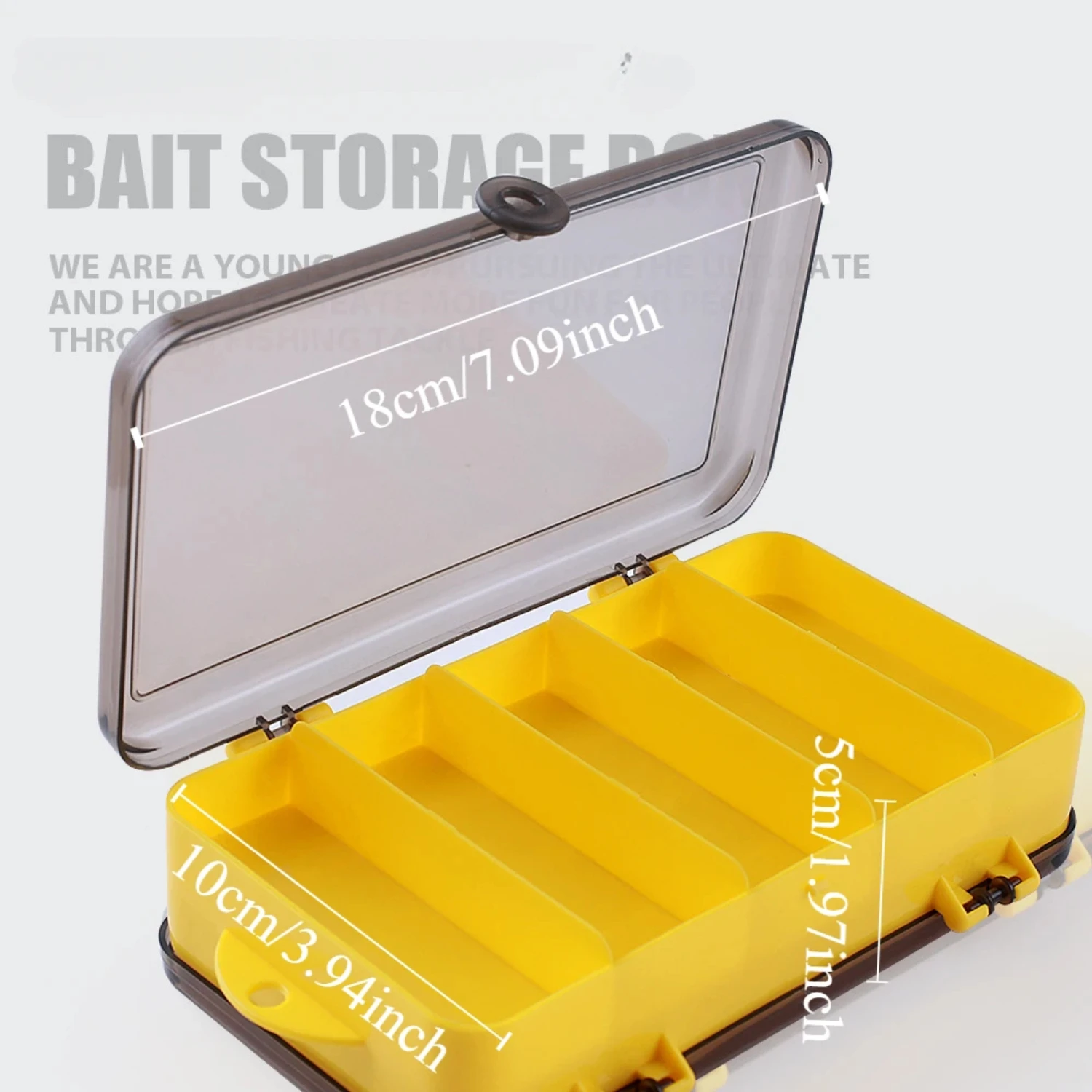 

1PC Double-sided Fishing Tackle Box
