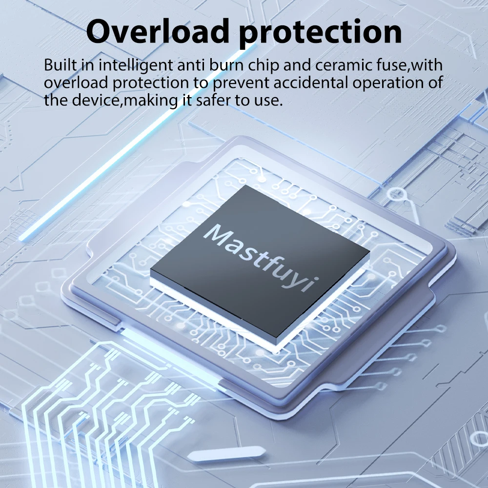 MASTFUYI FY106 Multimètre Numérique Professionnel Testeur Intelligent Tension CA/CC Capacitance Ohm Hz Détection NCV Outillage Électrique