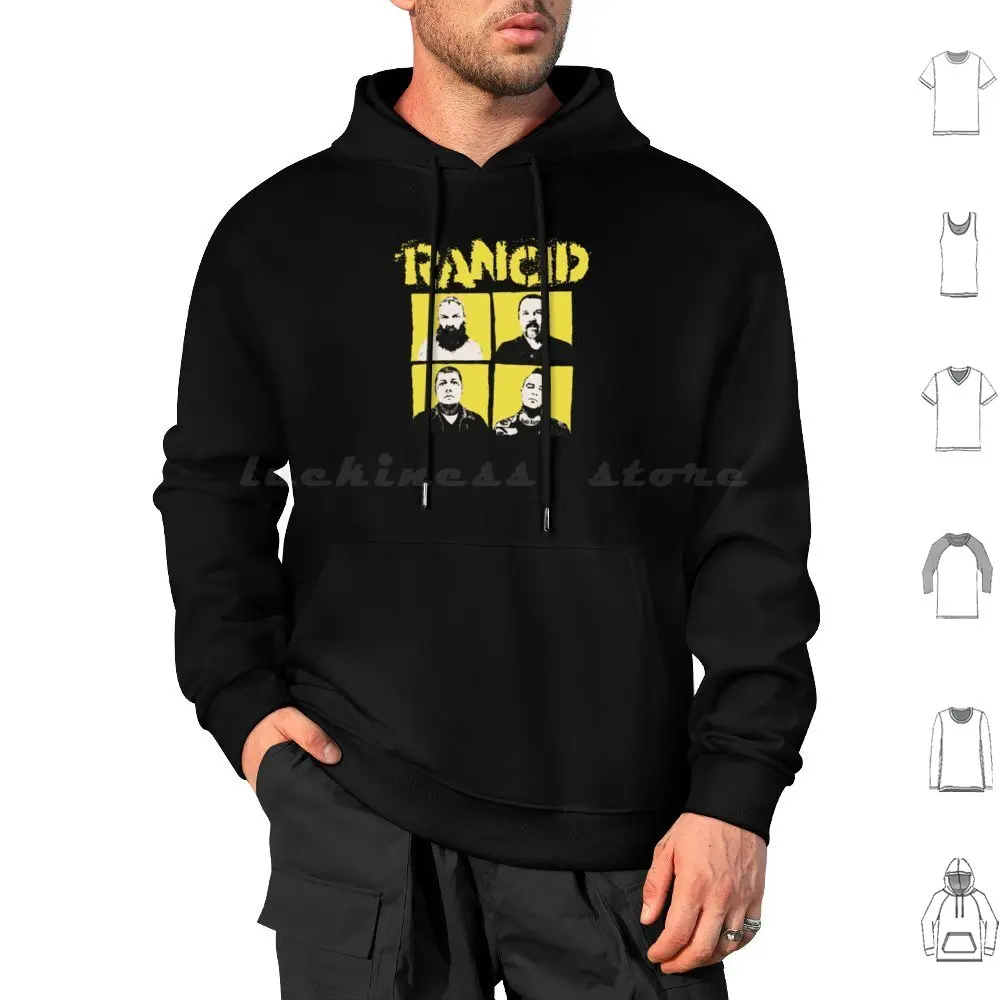 Members Punk Rock Art Hoodie cotton Long Sleeve Members Members Art Band Band Art Band Band American Punk Punk Tim Armstrong