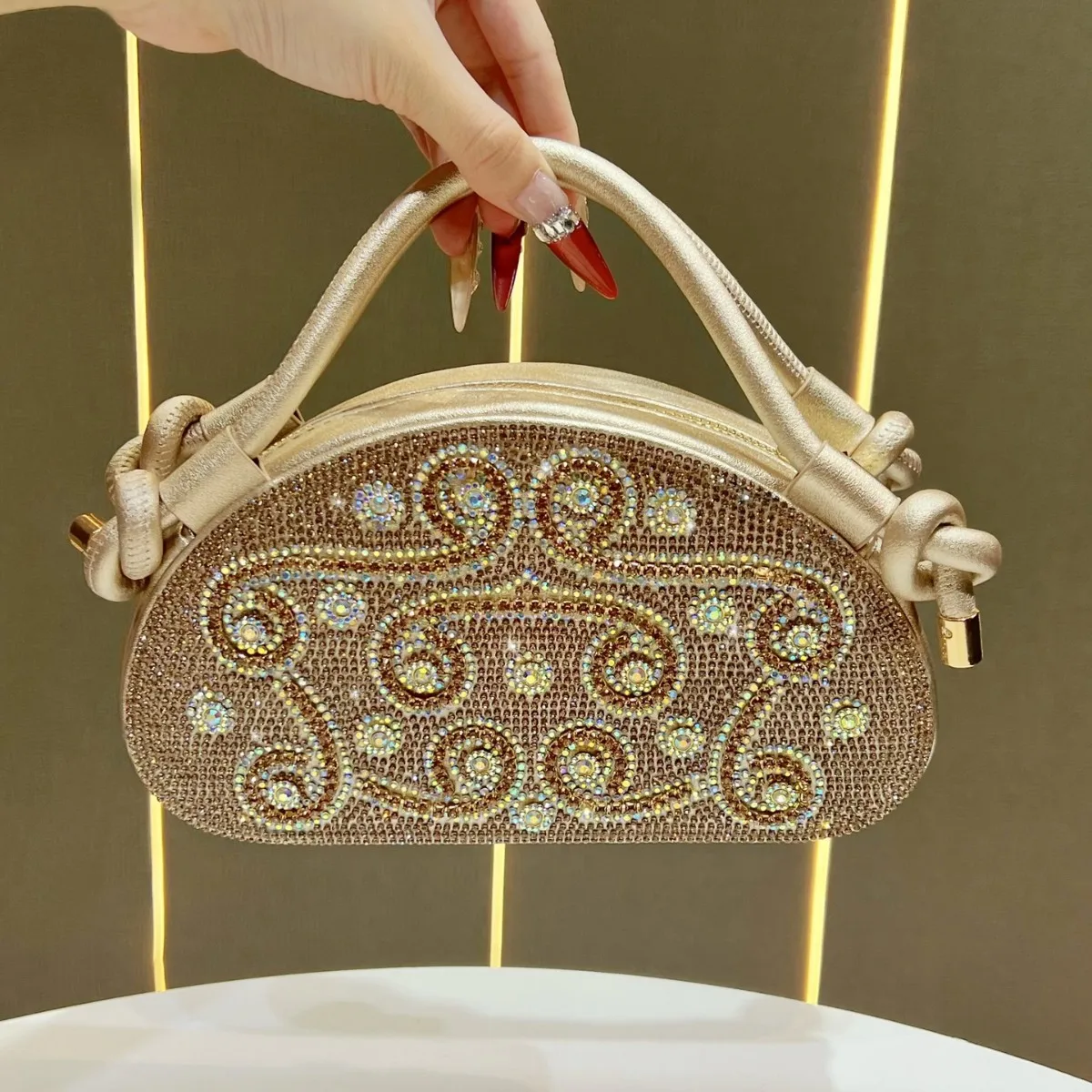 

women's handbag diamond-encrusted banquet clutch bag dress evening bag rhinestone women's bag