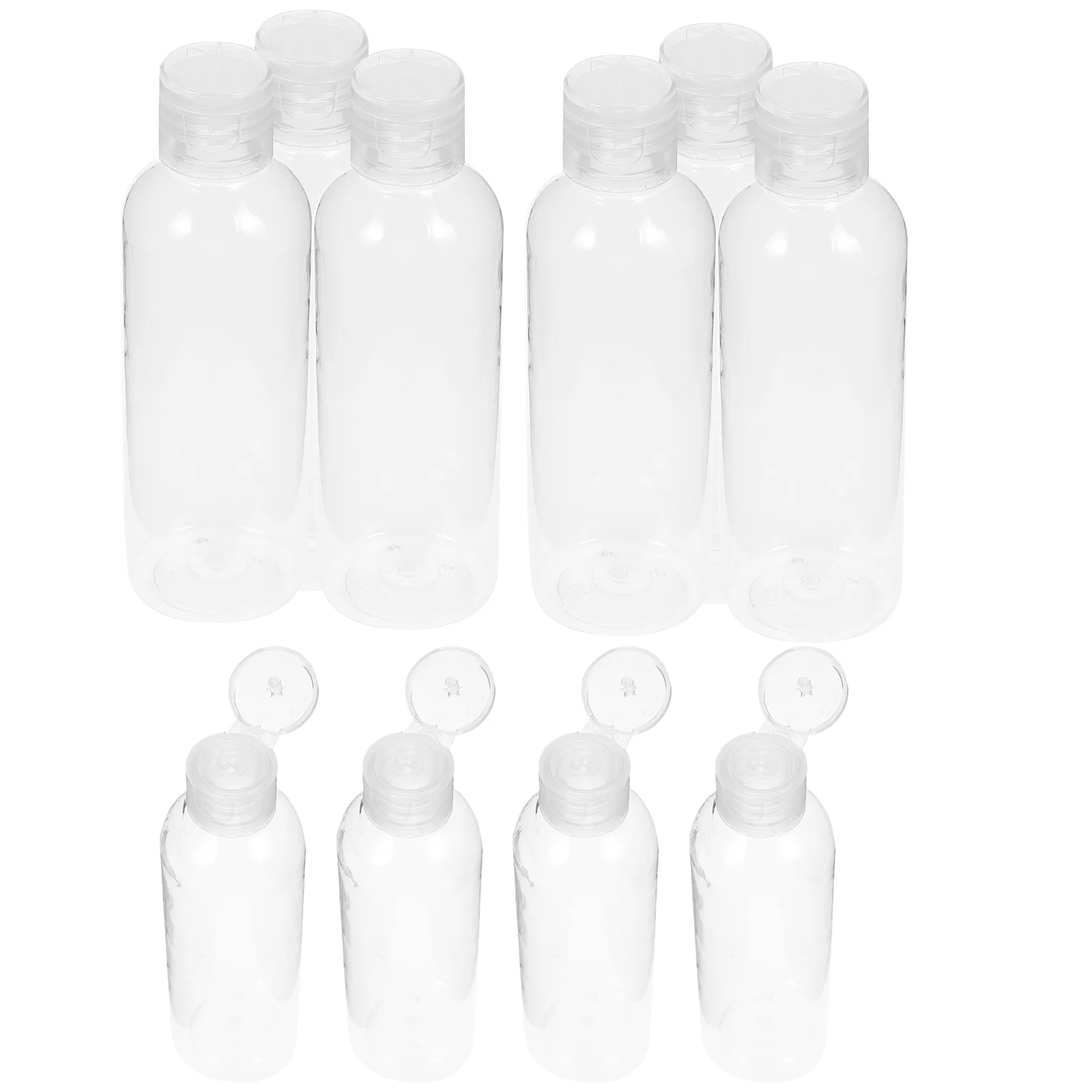 10 Pcs Squeeze Bottle Refillable Travel Bottles for Toiletries Shampoo Lotion Containers Filling