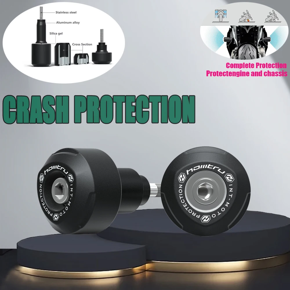 

For suzuki Multistrada GSX-S950 2019-2024 S1000 GSX-S1000Z 2018-2024 S1000Y 2018-2024Crash Protection Bobbins