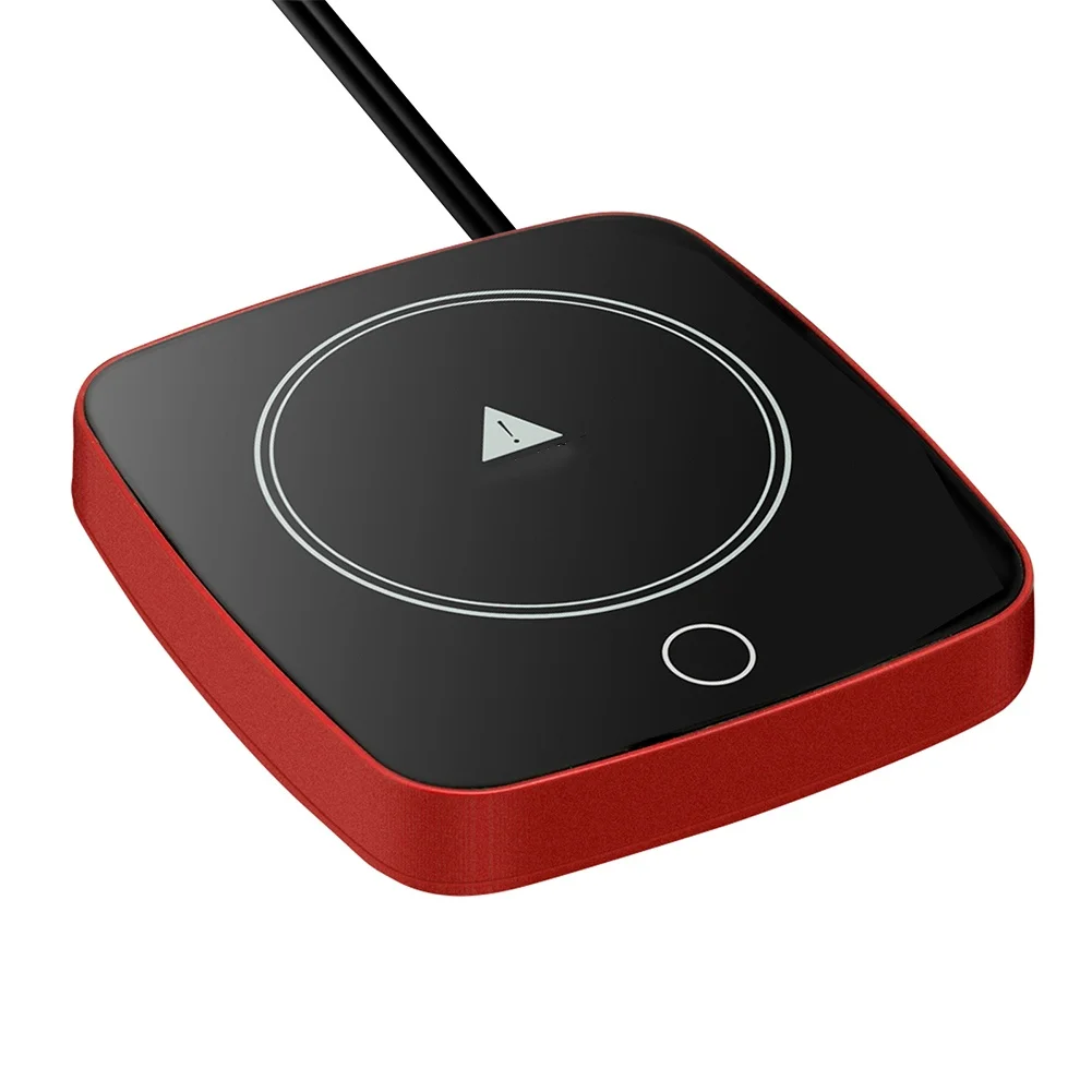 

Автоматическое отключение, подогреватель кофейных кружек с автоматическим отключением, совместимый со стеклом и нержавеющей сталью для различных материалов для кружек