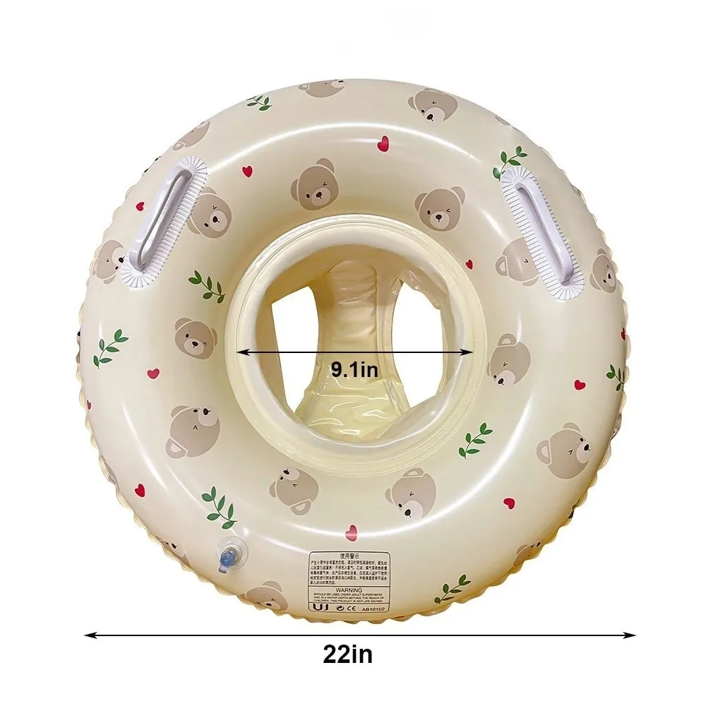 Durevole piscina gonfiabile galleggiante anello di seggiolino gonfiabile a forma di tubo sedile da nuoto gioco d'acqua anello da nuoto per bambini spiaggia