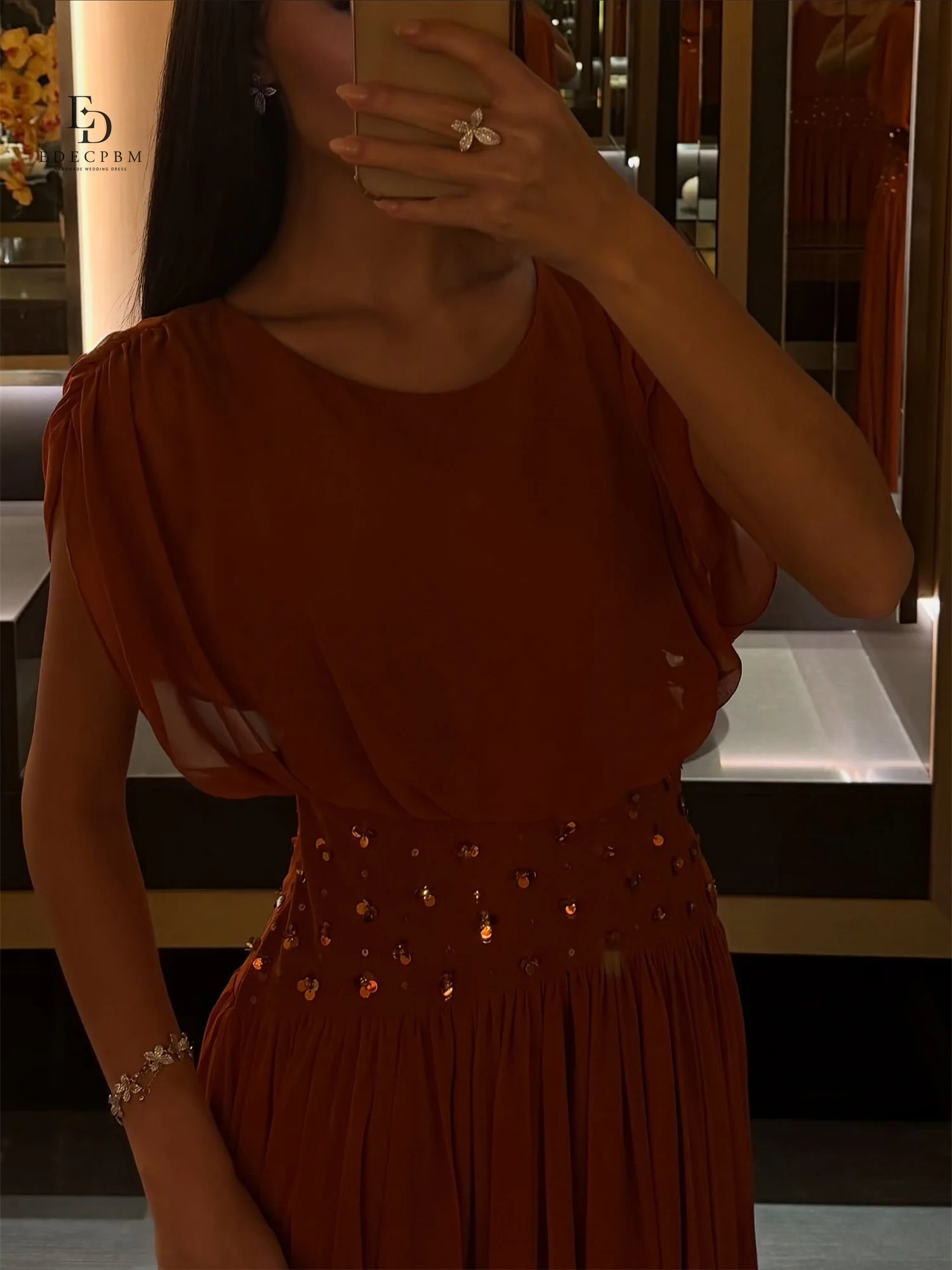 EDECPBM Abito da sera da donna a sirena فساتrapbooking HüAbiti da donna eleganti per la festa nuziale Abiti da festa Bourgogne personalizzato