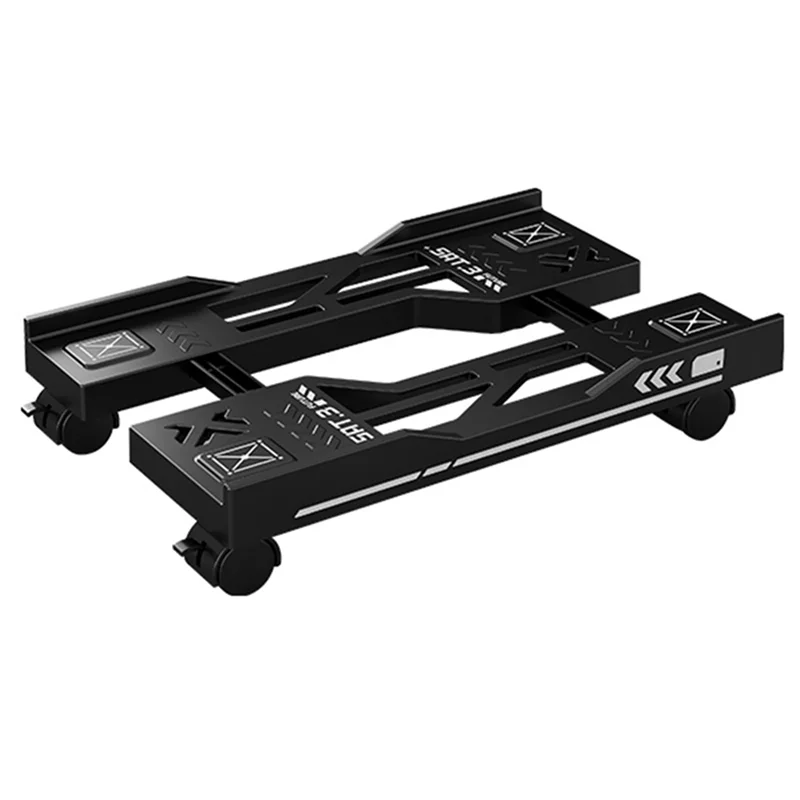 

Superb Adjustable Computer Host Bracket Mobile PC Holder Cart Computer Tower Stand