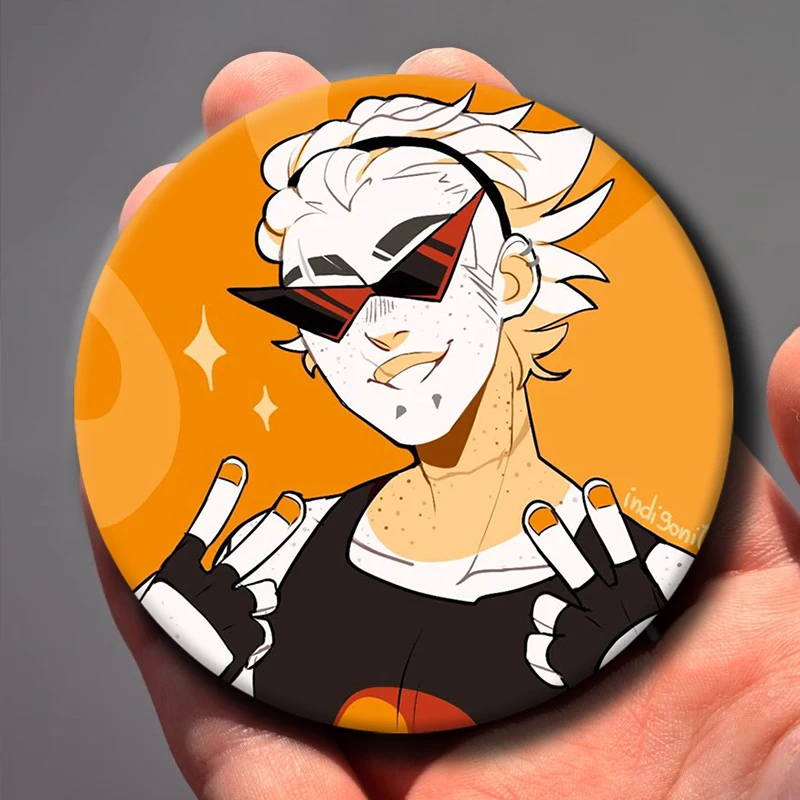 H-Homestuck Dave Dirk Strider Enamel Pins Custom Funny Game Character Brooches Lapel Badges Bag Clothes Jewelry Gift for Friends