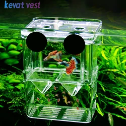 Aquarium Breeder Box High Clear Fish Breeding Isolation Box Multifunctional Guppies Hatching Incubator Fish Tank  Accessories