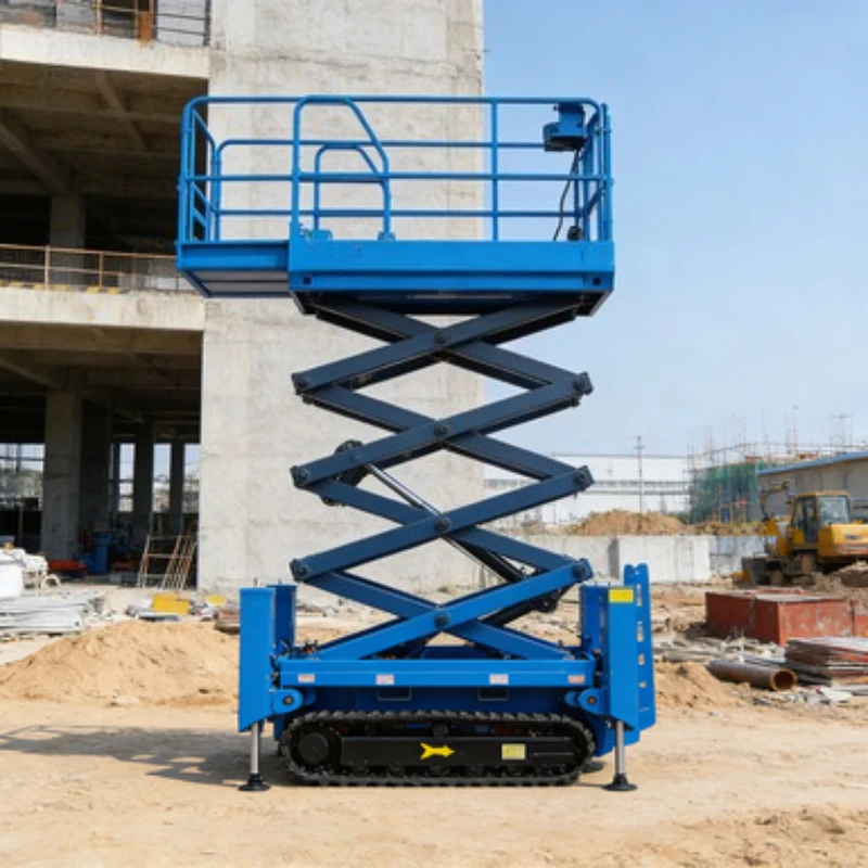 Self Propelled Electric Scissor Lift Customized Hydraulic Mobile Working Platform for Factory