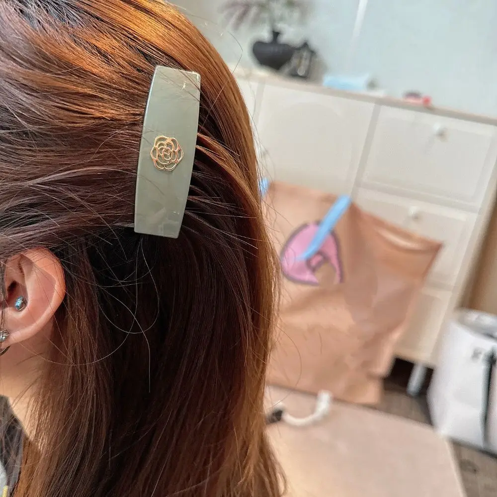 

Teeth Hair Comb Hairpin Fixed Combs Barrettes Flower Side Clip Styling Tool Korean Style Headwear Camellia Hair Clip Student