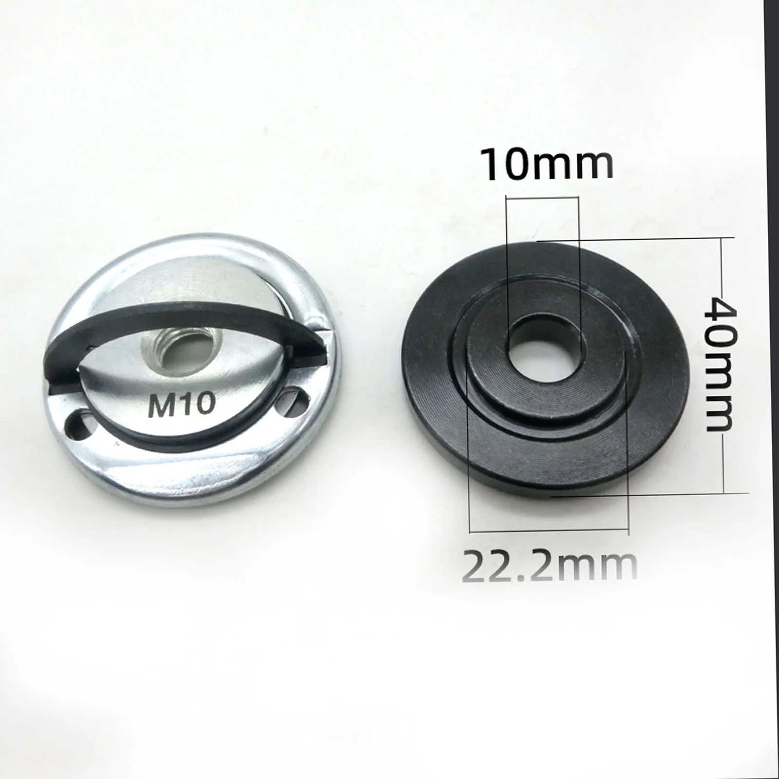 For M10 Quick Release Self-Locking Grinder Pressing Plate Angle Grinder Flange Nut Set Power Tool Accessories