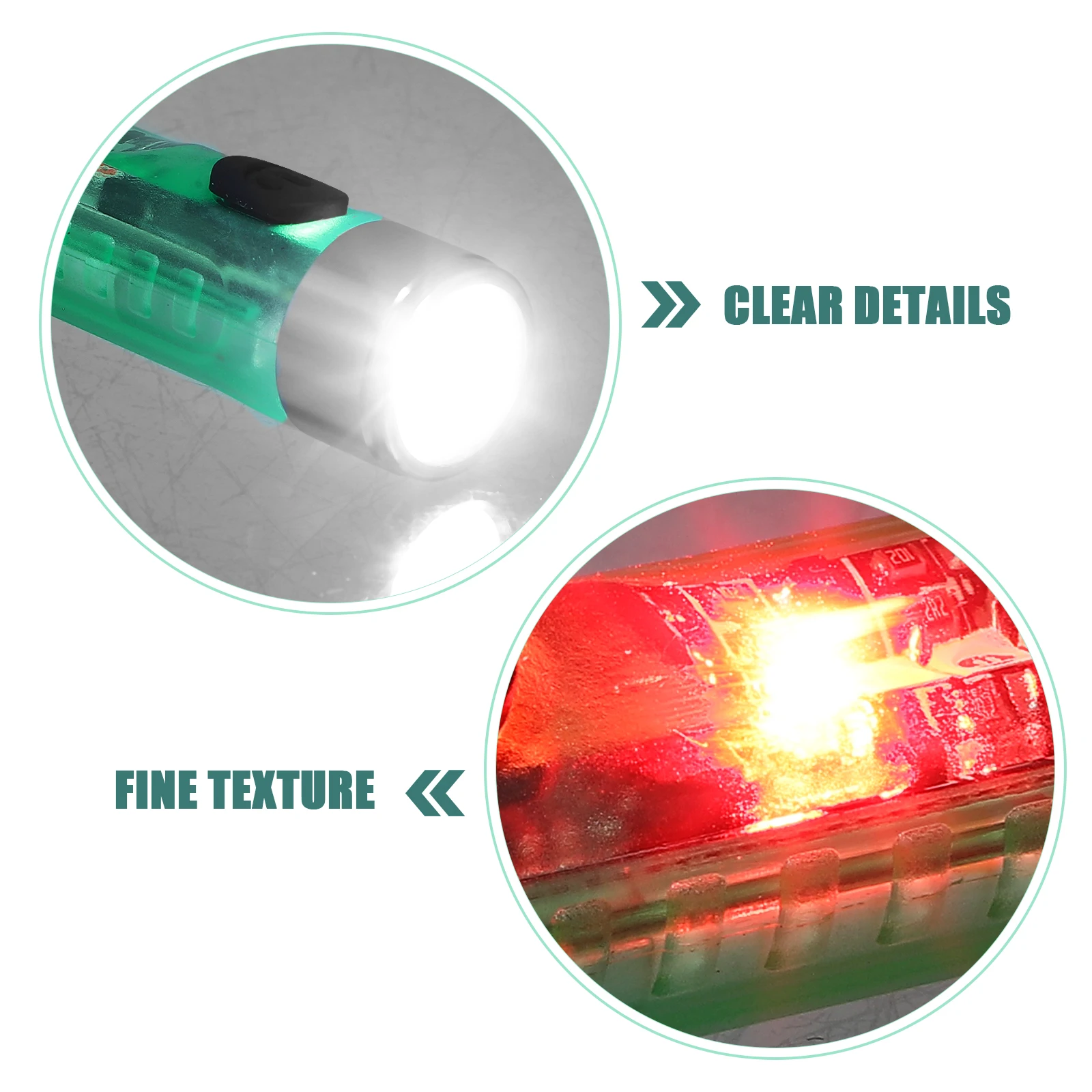 Outdoor Flashlight Mini Rechargeable Powerful ABS Camping Hiking Portable Pocket Handheld Led Torch